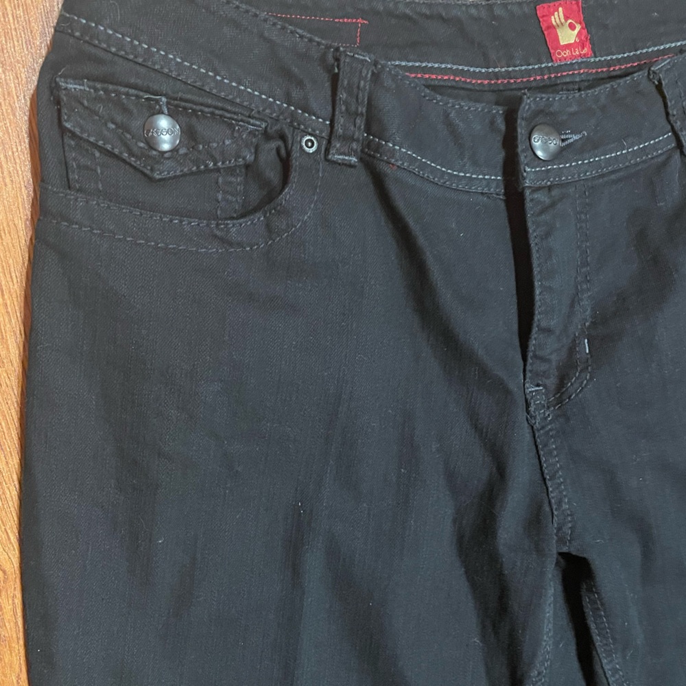 Sasson black bootcut vintage jeans 16 - Picture 2 of 5